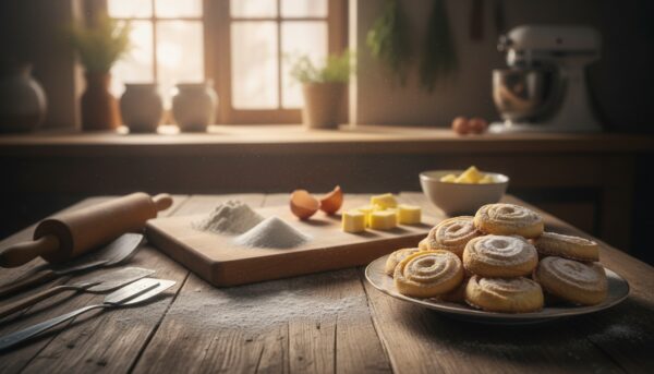 Čajni kolutići: recept sa merama, oblikovanje i vreme pečenja